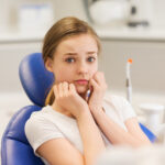 dental anxiety nervous woman